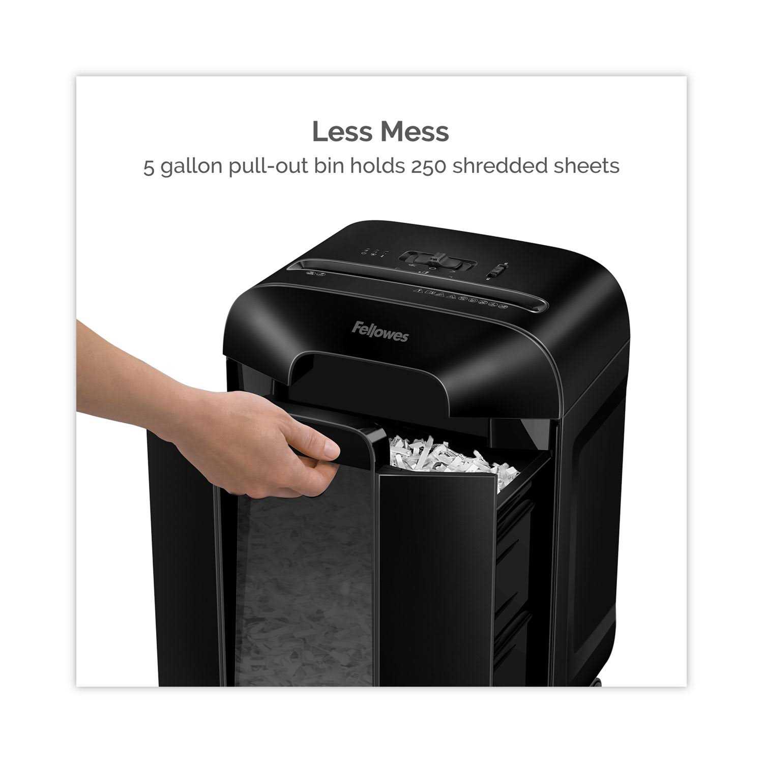 Fellowes Powershred Lx85 Cross-Cut Shredder - Image 4