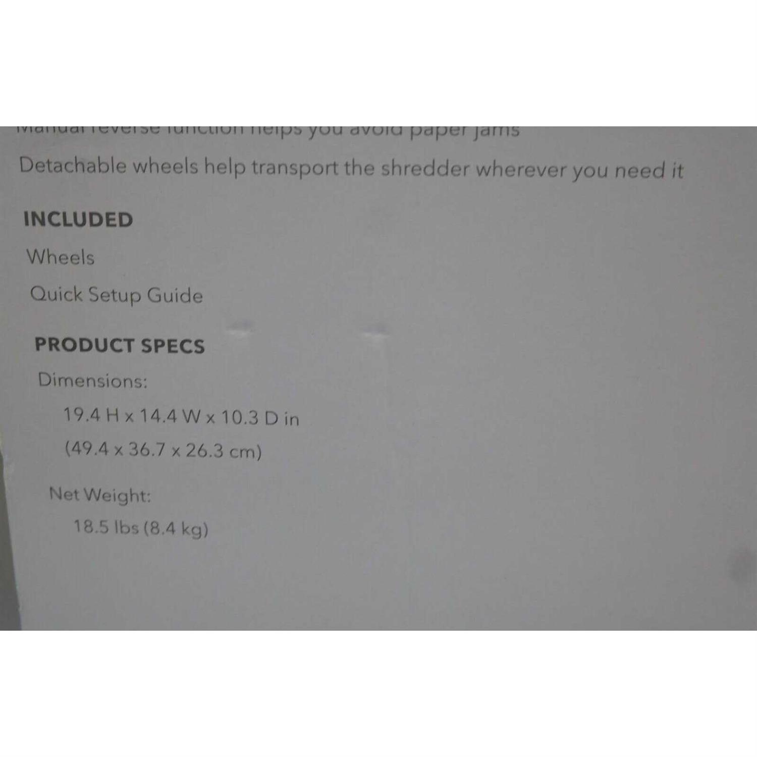 Insignia 10-Sheet Microcut - Image 3