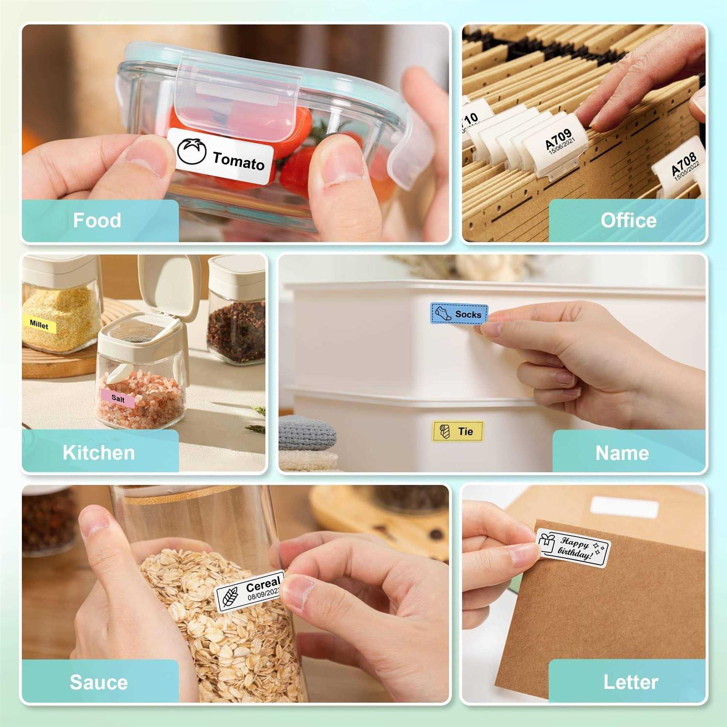 Nelko Label Maker Machine with Tape P21 Portable Bluetooth Label Printer - Image 5