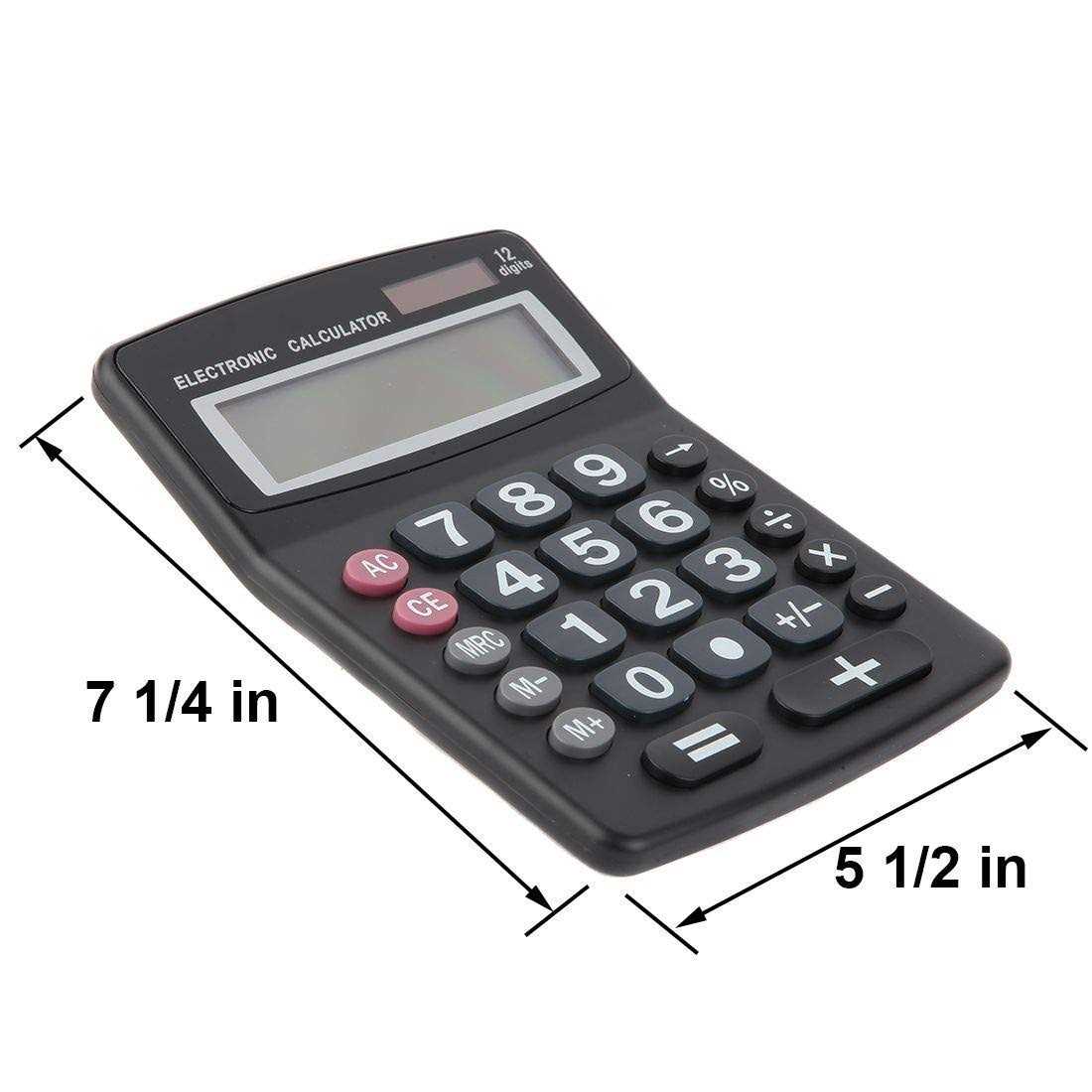 Lily's Home Jumbo 12-Digit Desktop Calculator - Image 4