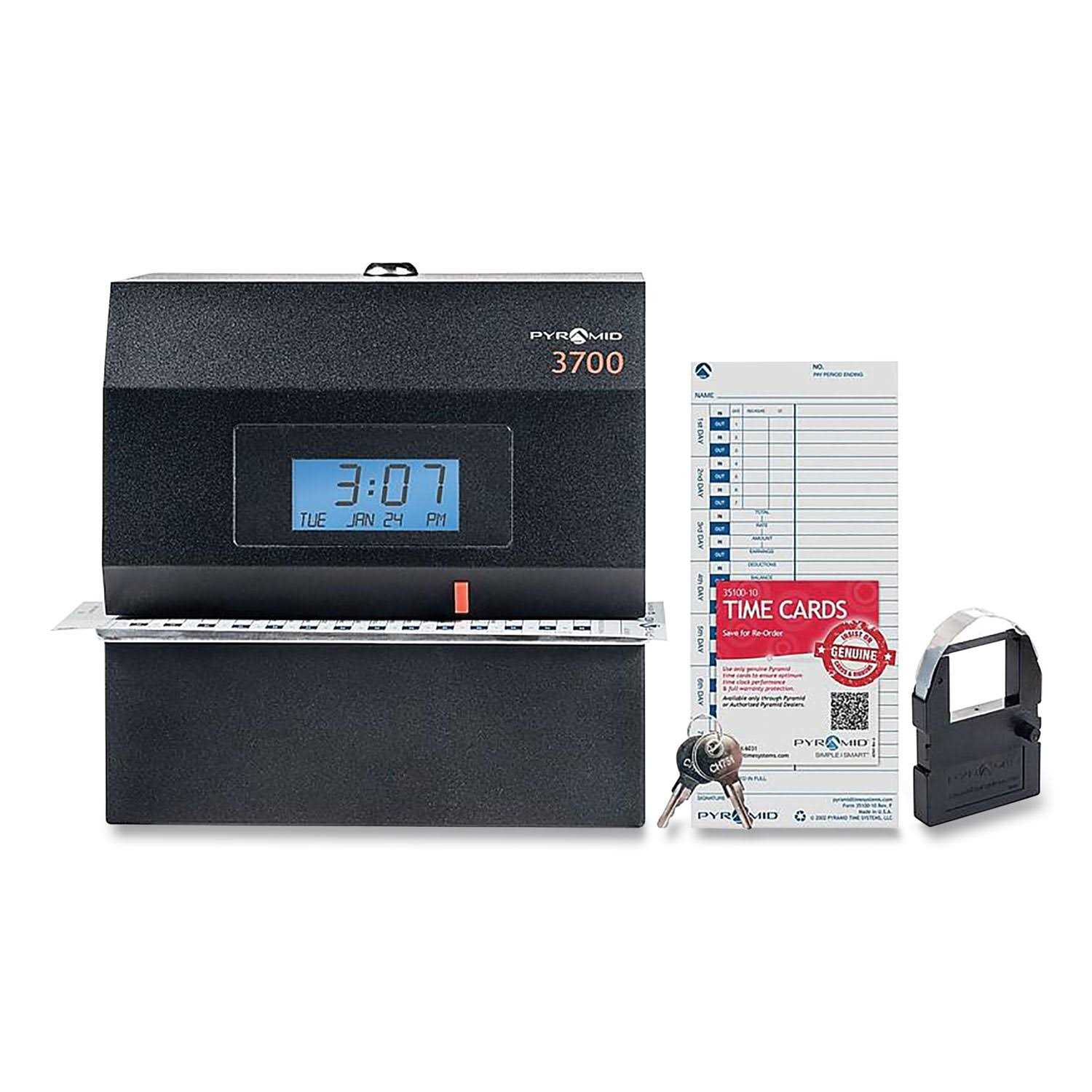 Pyramid 3700 Heavy Duty Time Clock Document Stamp - Image 3
