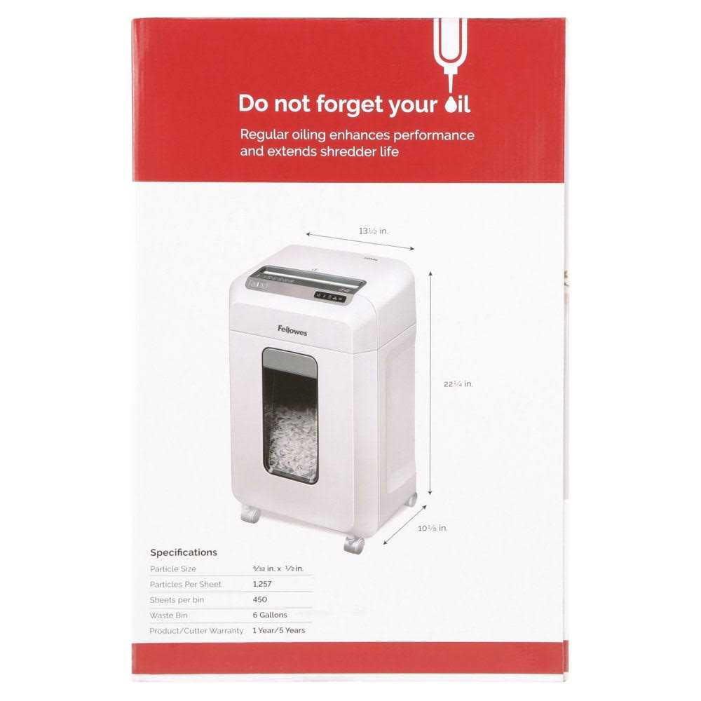 Fellowes 12ms Microshred 12-Sheet Micro-Cut Paper Shredder - Image 5