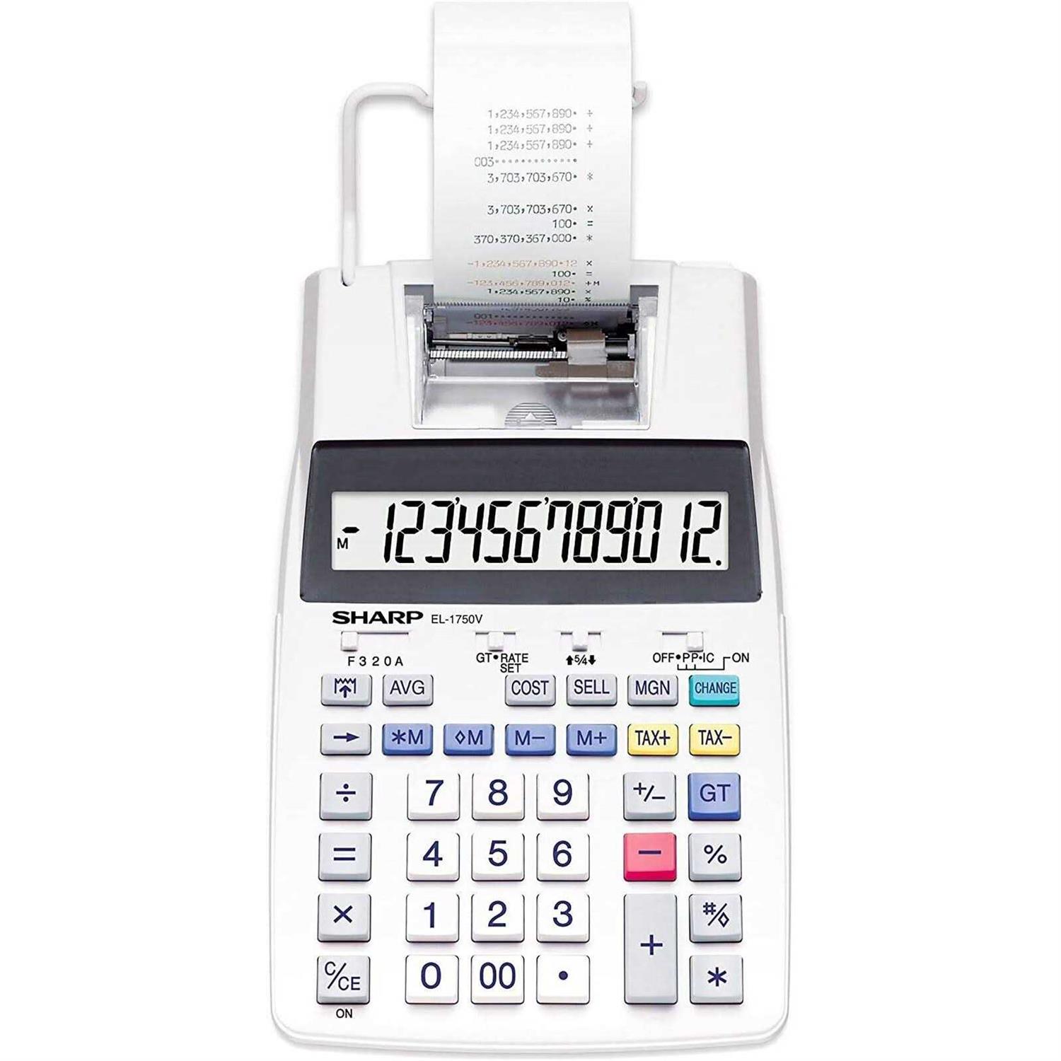 Sharp 12 Digit Printing Calculator - Image 5