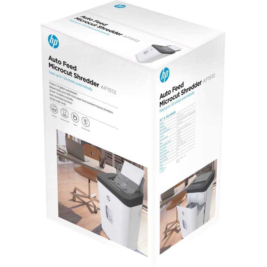 HP AF1512 Microcut Shredder - Image 4