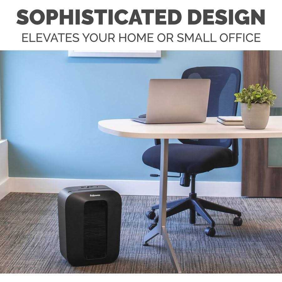 Fellowes Powershred LX50 9 Sheet Cross-Cut Shredder - Image 3