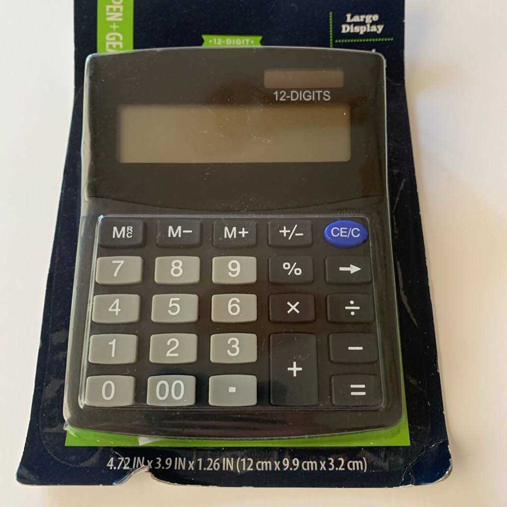 Pen + Gear 12 Digit Mini Desktop Calculator - Image 4