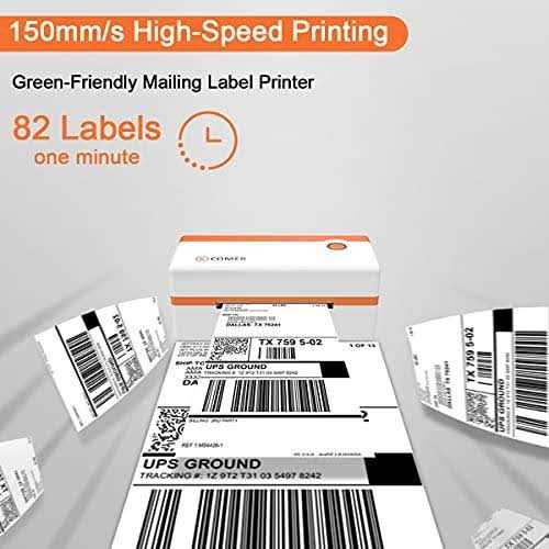 K COMER Thermal Label Printer 4x6 Shipping Label Printer for Small Business & Shipping Package 203dpi 150mm/s for Amazon - Image 3