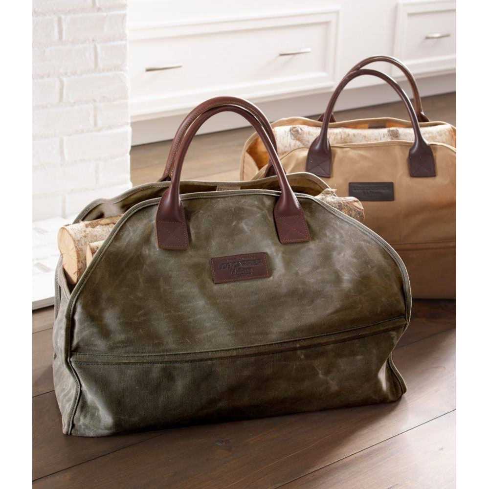 L.L.Bean Waxed-Canvas Log Carrier - Image 3
