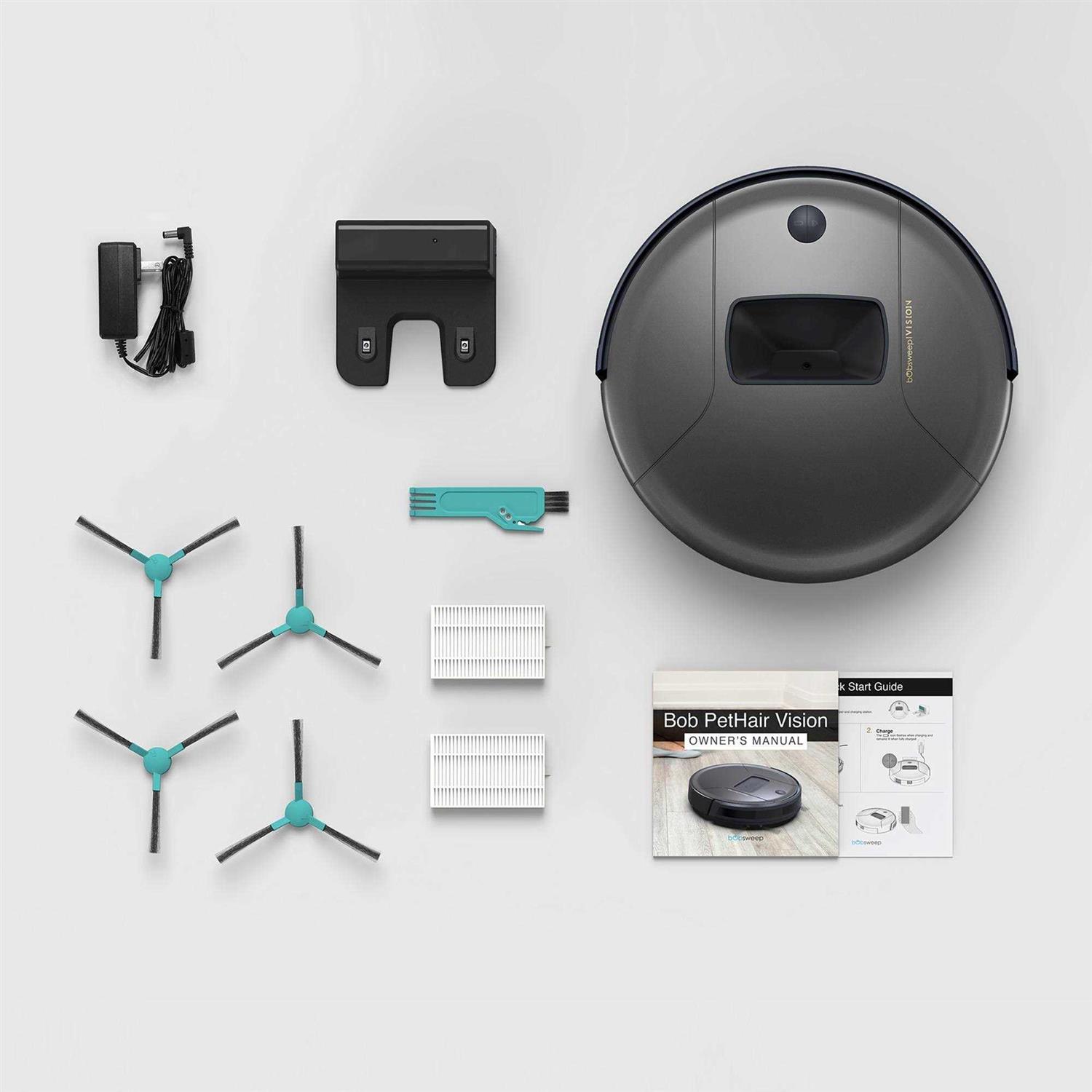 bObsweep PetHair Vision Wi-Fi Connected Robot Vacuum - Image 4