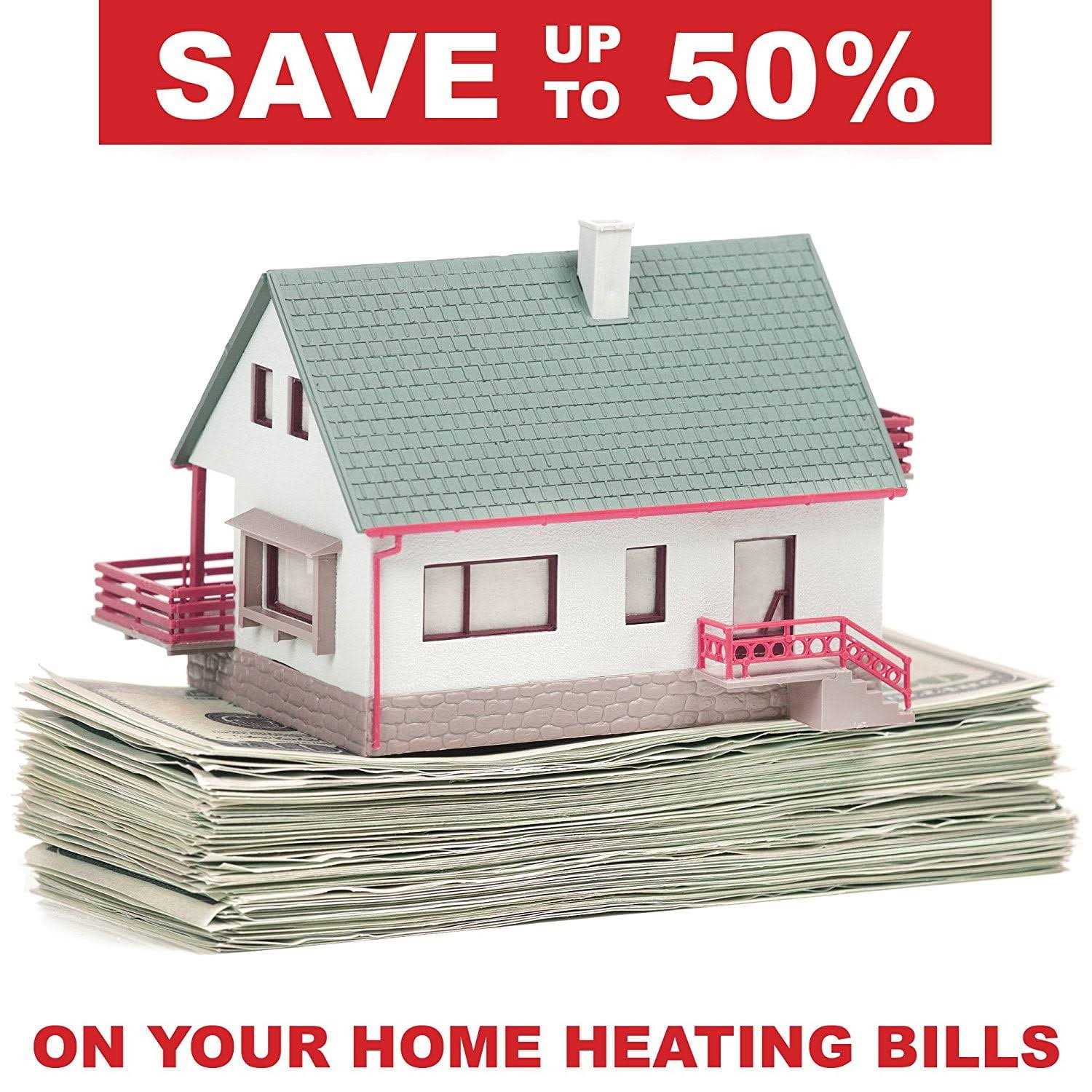 EconoHome Wall Mount Space Heater Panel with Thermostat 400 Watt Convector Heater - Image 4