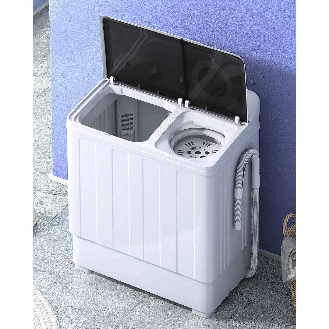 Tabu Portable Washing Machine 28lbs Compact Twin Tub Wash&Spin Combo for Apartment - Image 3
