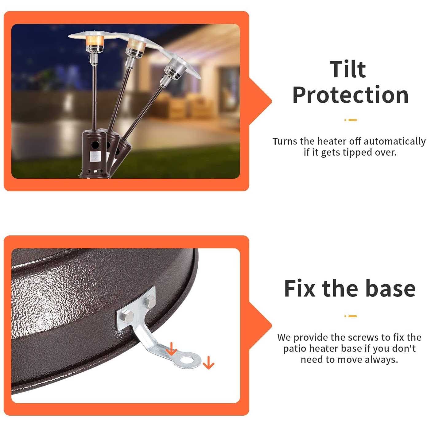 Propane Patio Heater FDW Finish - Image 5