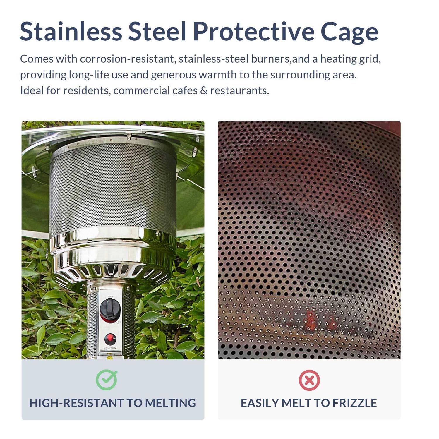 Belleze 48,000 BTU LP Propane Gas Outdoor Patio Heater - Image 4