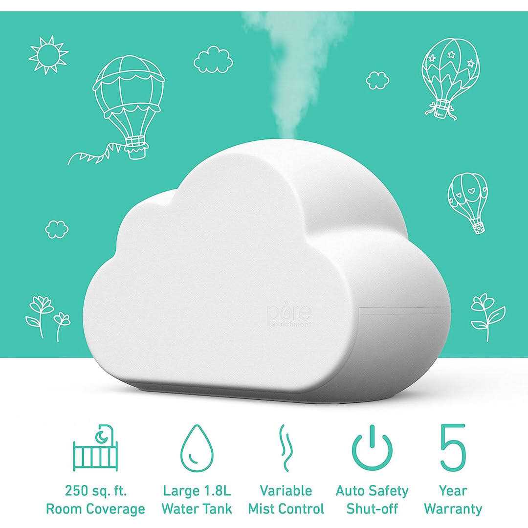Pure Enrichment MistAire Cloud Ultrasonic Cool Mist Humidifier - Image 4