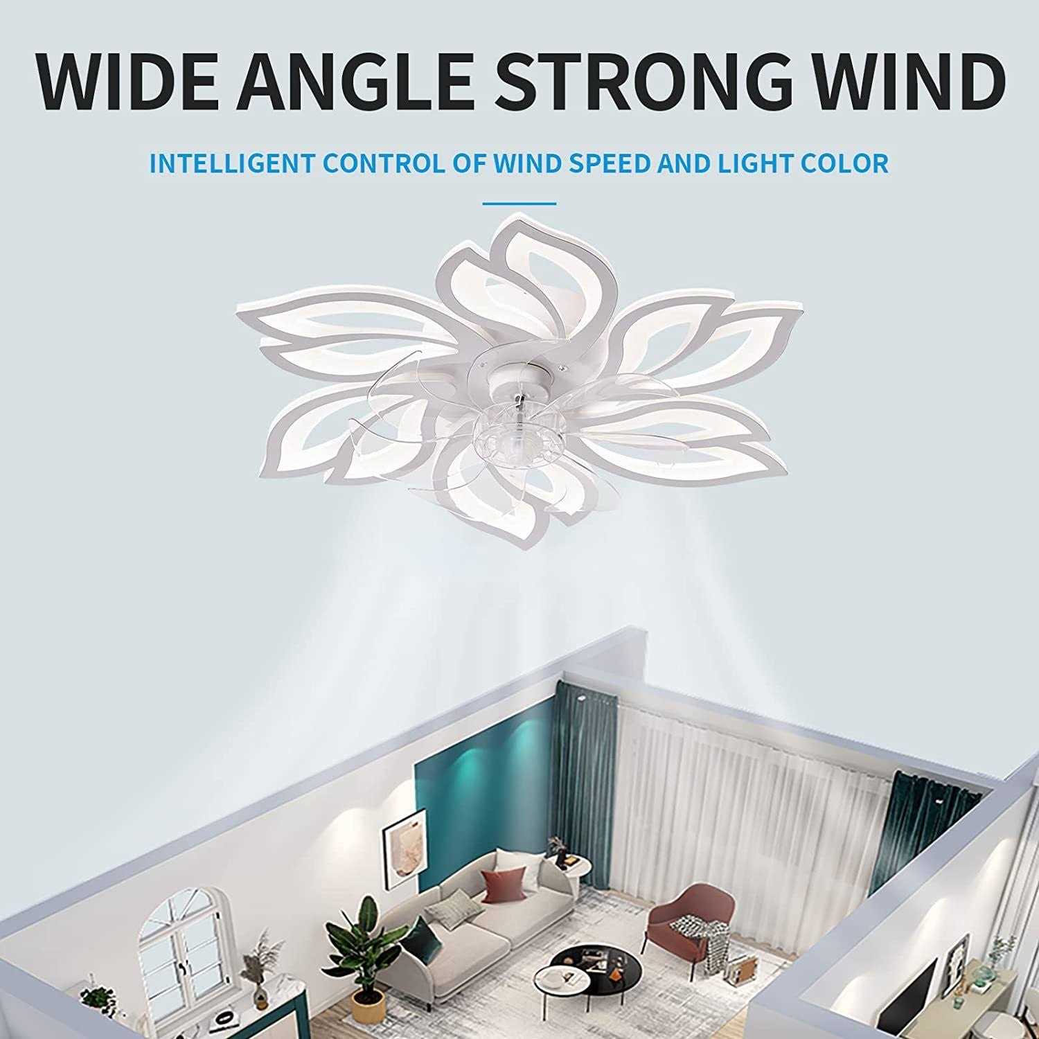 REYDELUZ 25 Ceiling Fan with Lamp - Image 4