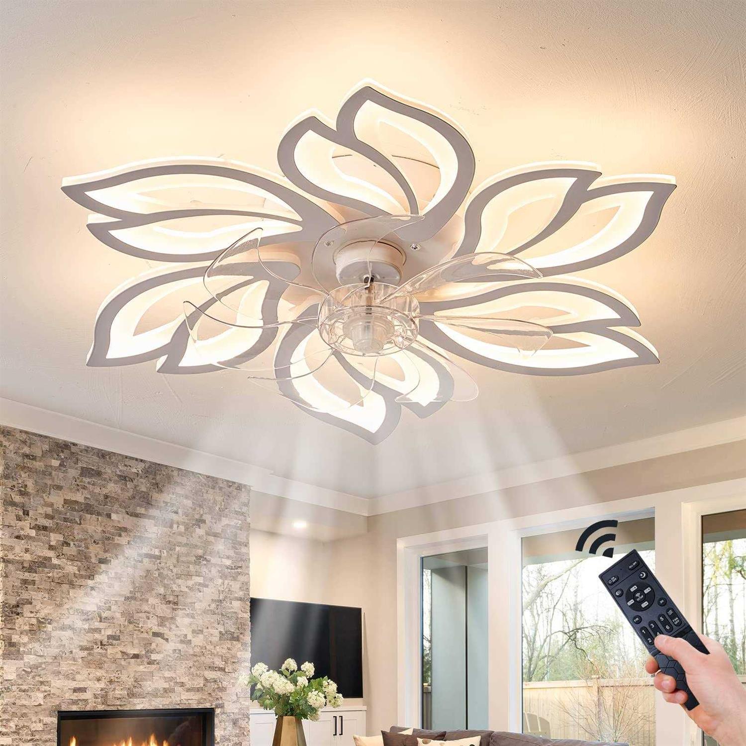 REYDELUZ 25 Ceiling Fan with Lamp - Image 5