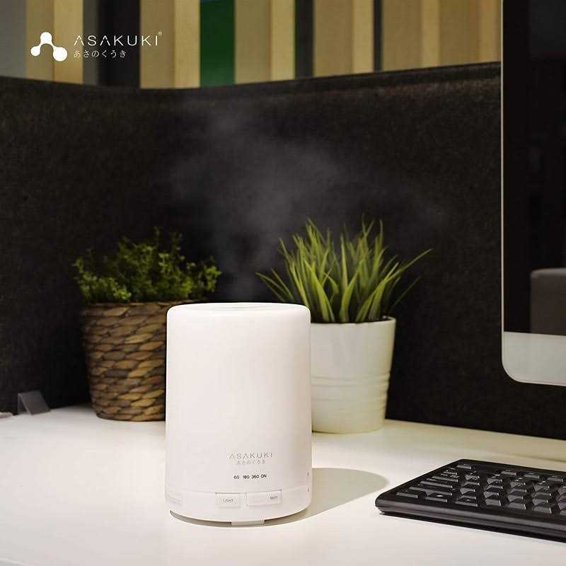 Asakuki 300ml Essential Oil Diffuser, Quiet 5-in-1 Premium Humidifier, Natural Home Fragrance Aroma Diffuser with 7 LED Color Changing Light and Auto - Image 3