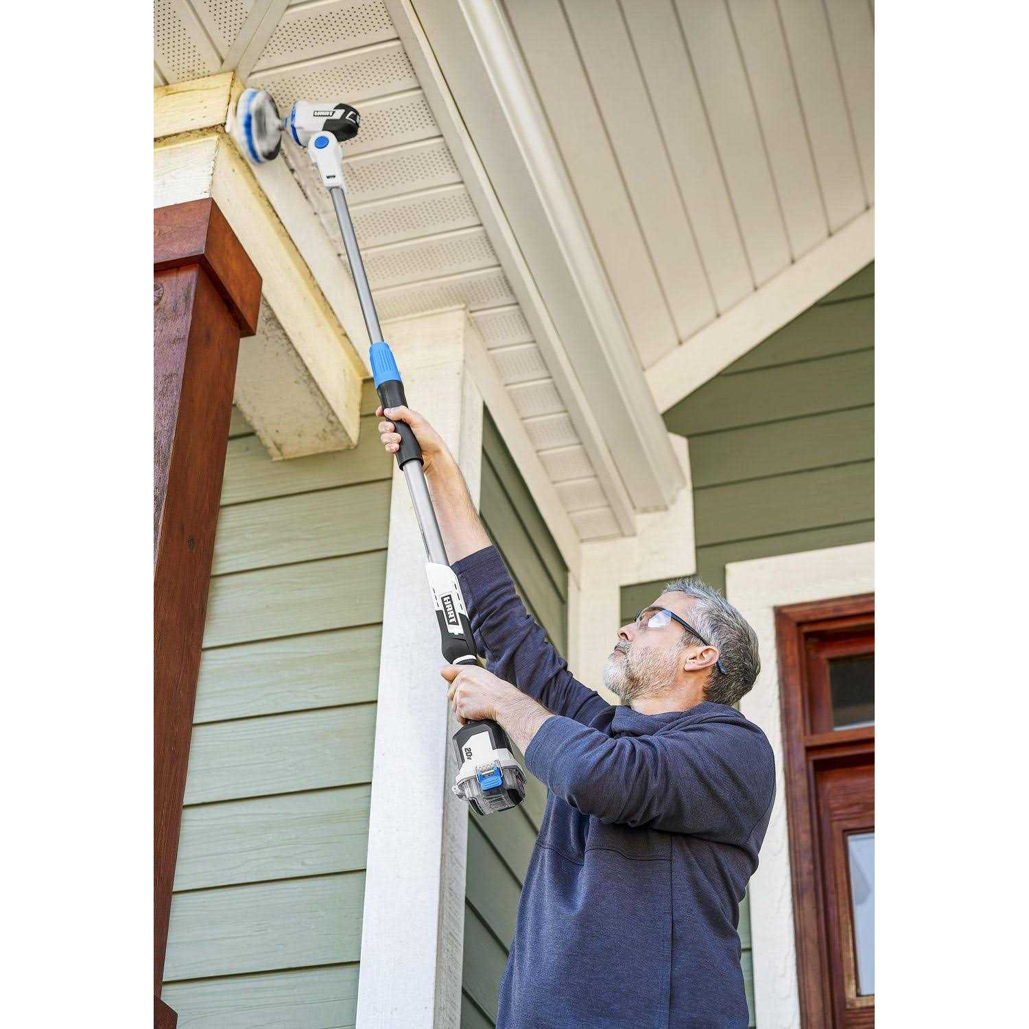 HART 20-Volt Telescoping Scrubber Kit 1.5Ah Lithium-Ion Battery - Image 4