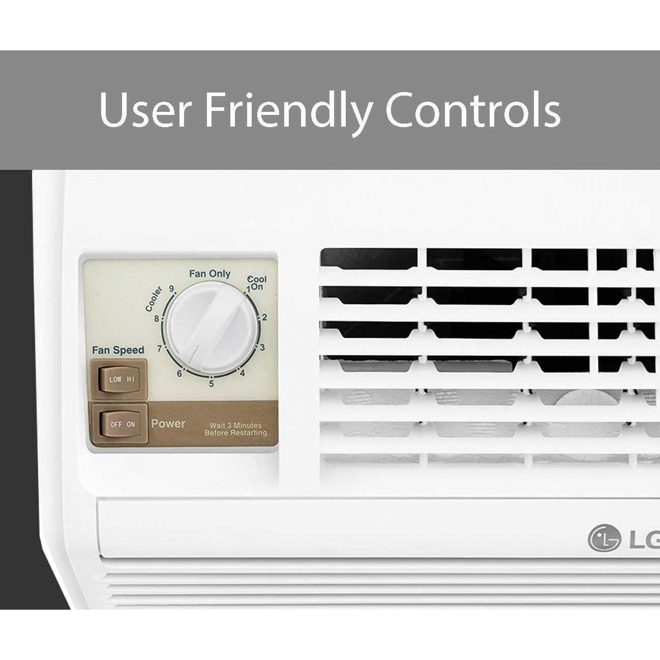 LG 5,000 BTU Window Air Conditioner LW5023 - Image 4