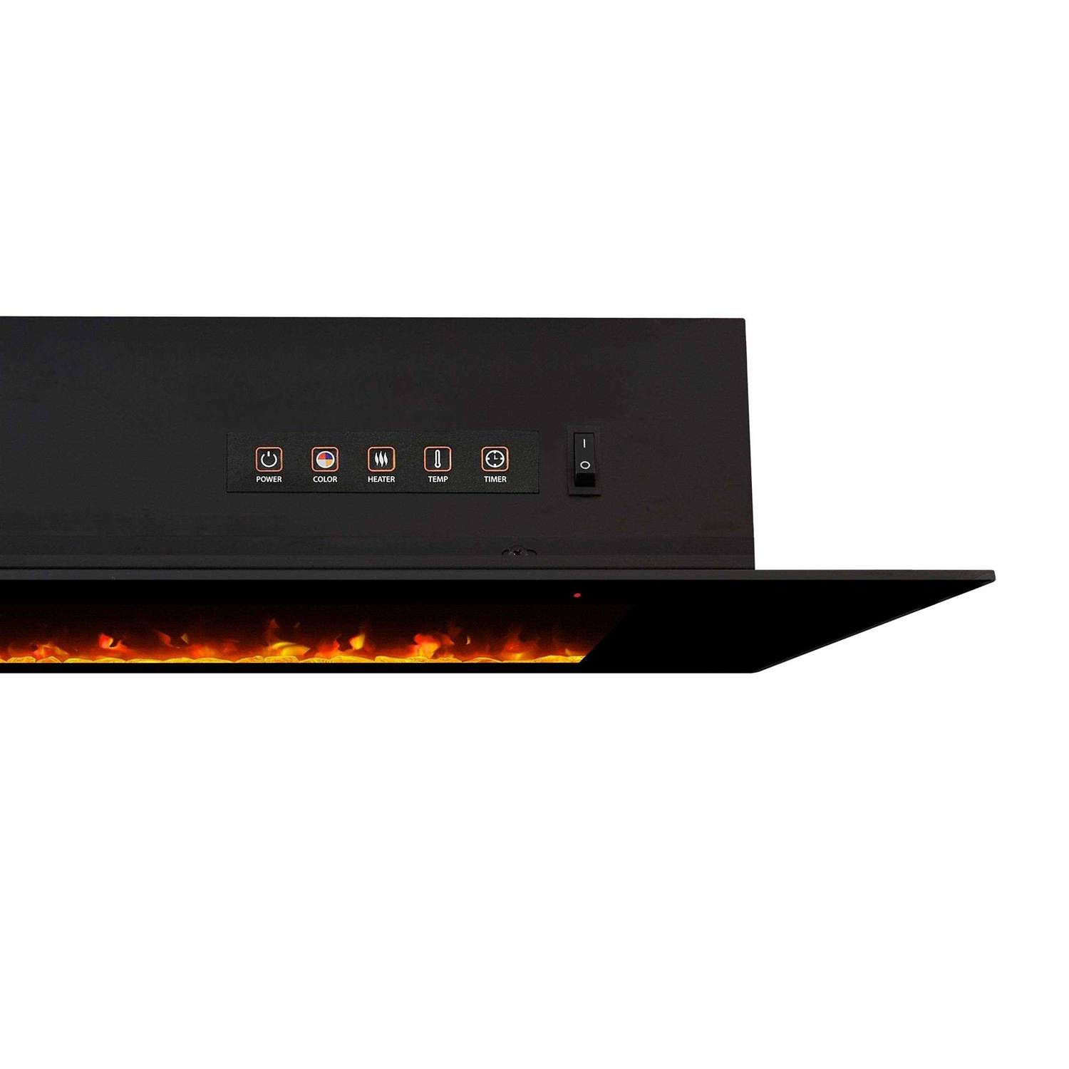Real Flame Corretto 40 Wall-Hung Electric Fireplace - Image 4