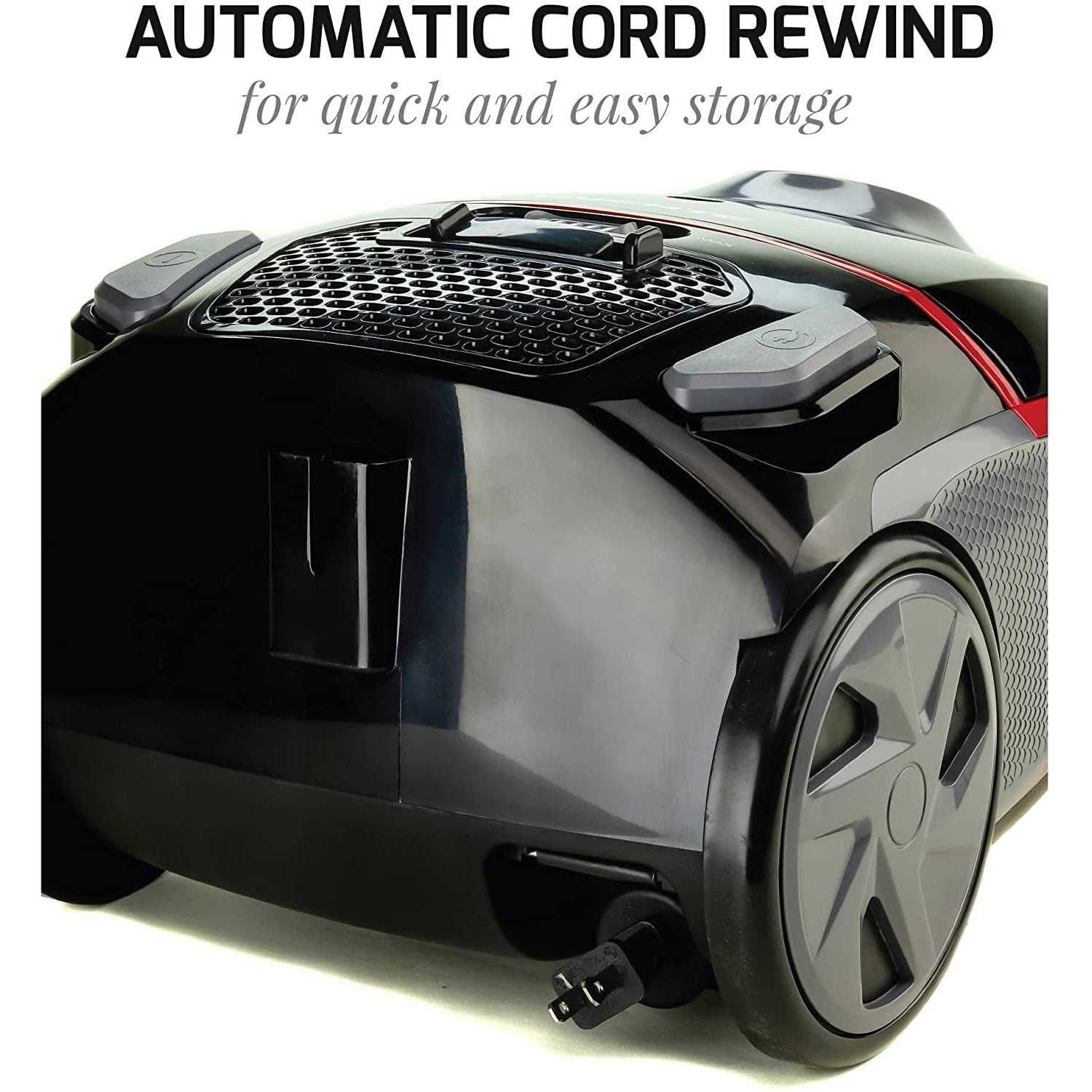 Ovente Electric Lightweight Canister Vacuum Cleaner with 3 - Image 4