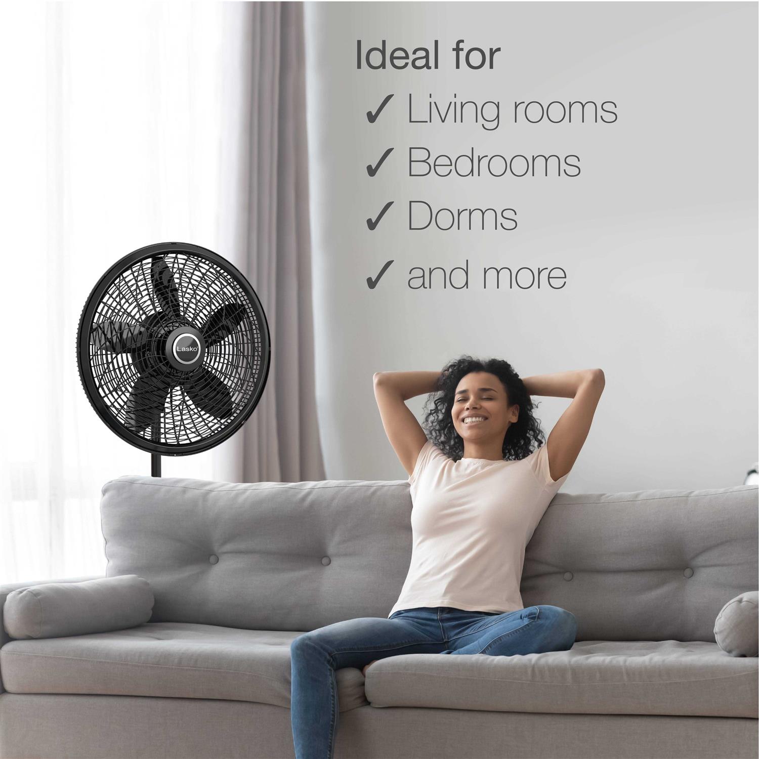 Lasko 18 Elegance & PERFORMANCE Pedestal Fan - Image 3