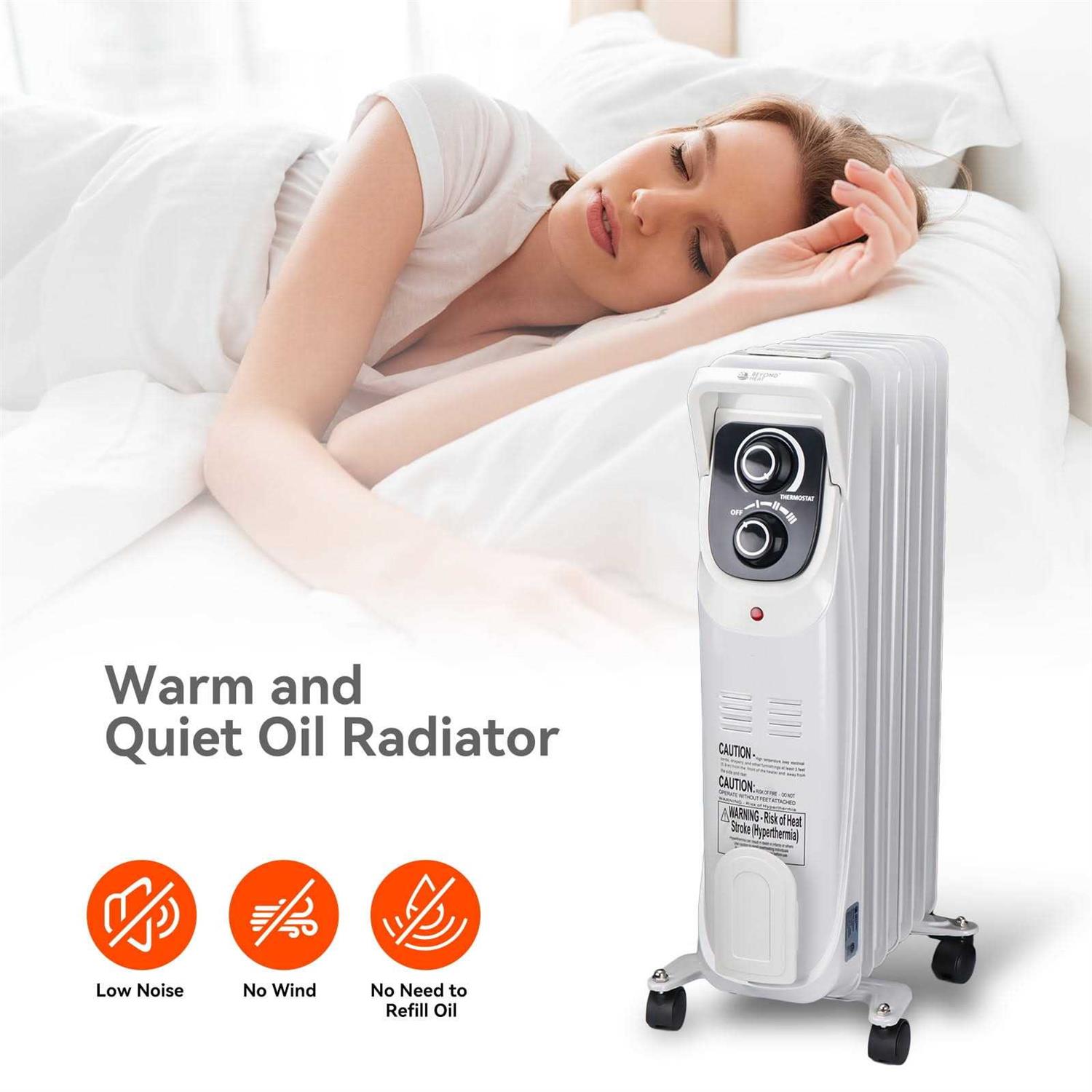 Beyond Heat Electric Radiator Style Oil-Filled Heater - Image 5