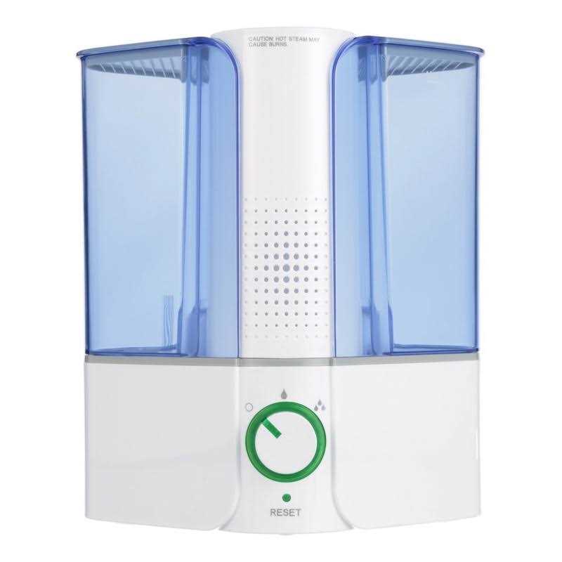 Equate Warm Mist Humidifier Visible Filter Free White & Blue - Image 3
