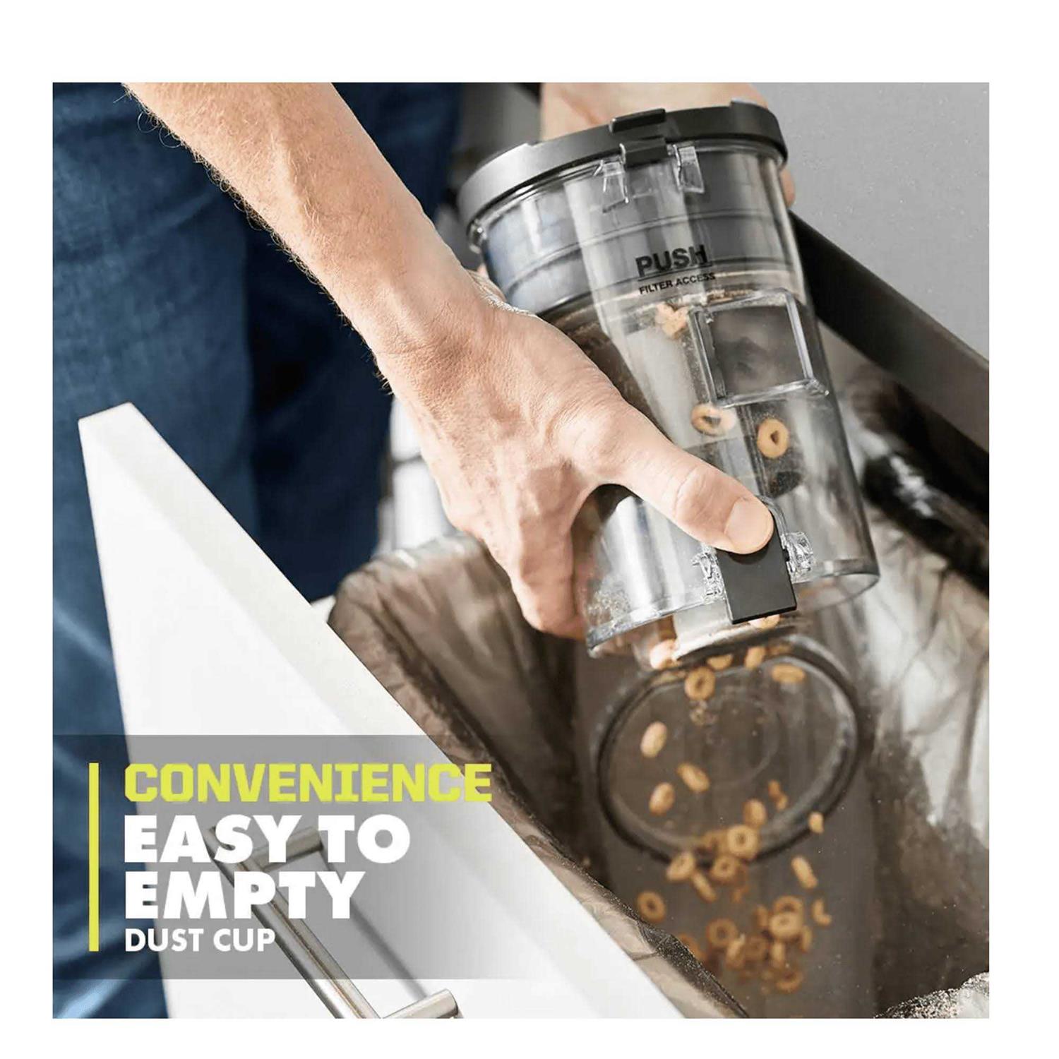 RYOBI ONE+ 18V Cordless Stick Vacuum Cleaner Kit with 4.0 Ah Battery and Charger - Image 5