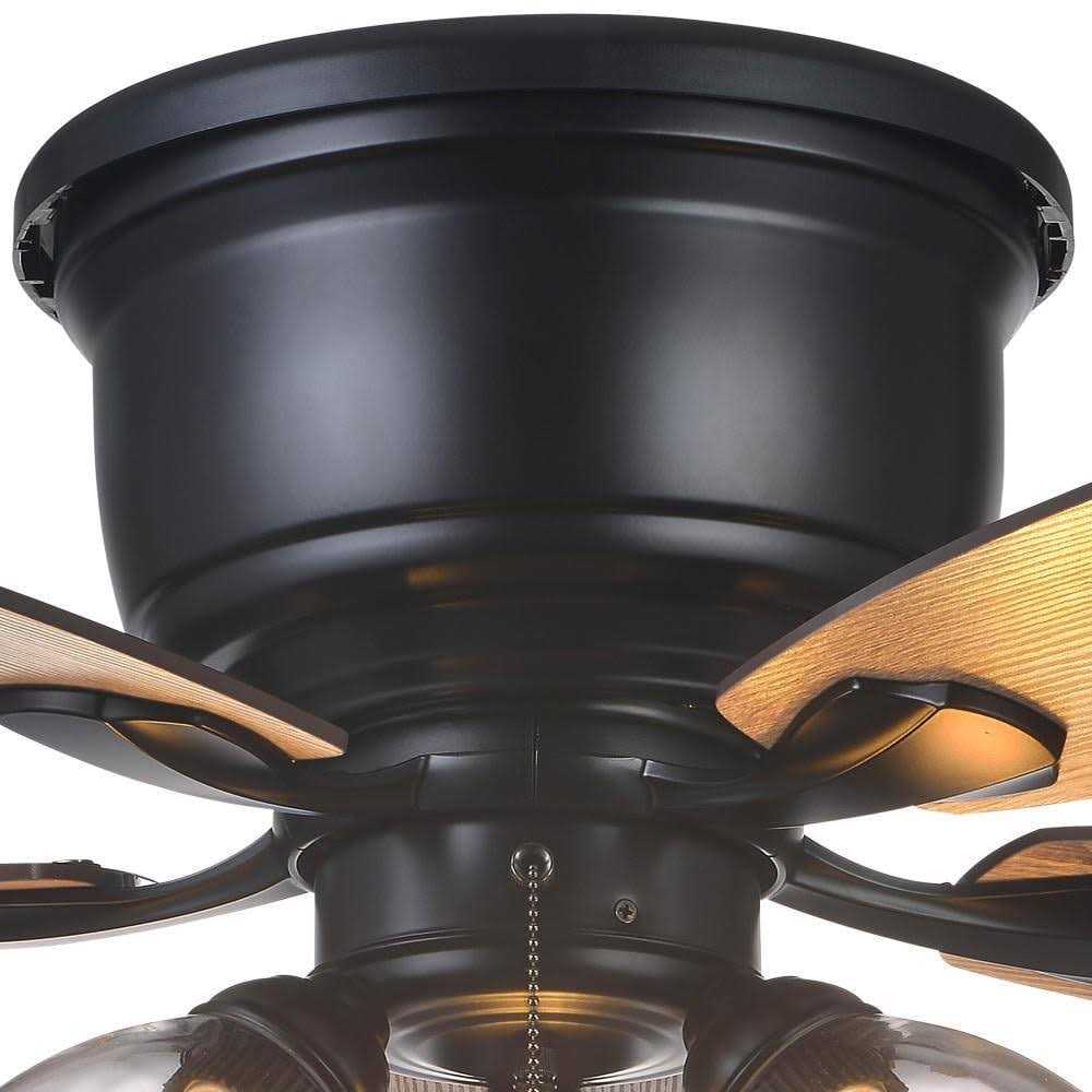 Hampton Bay Stoneridge 52 in. Bronze Hugger LED Ceiling Fan with Light Kit - Image 3