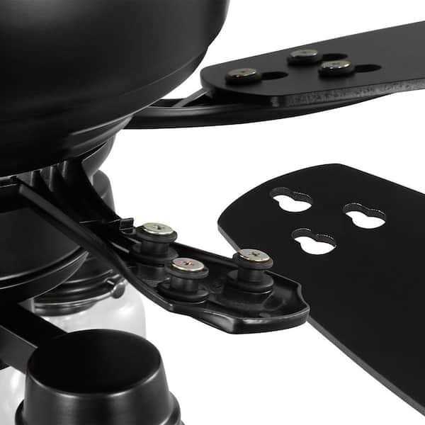 Hampton Bay Stoneridge 52 in. Bronze Hugger LED Ceiling Fan with Light Kit - Image 5