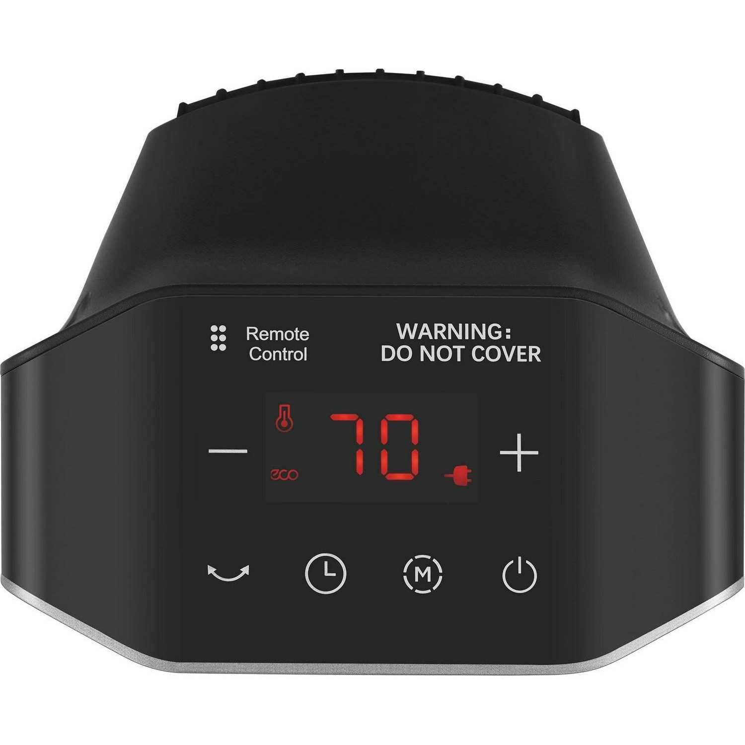 Better Homes & Garden 23 inch Tower Ceramic Heater Black - Image 3