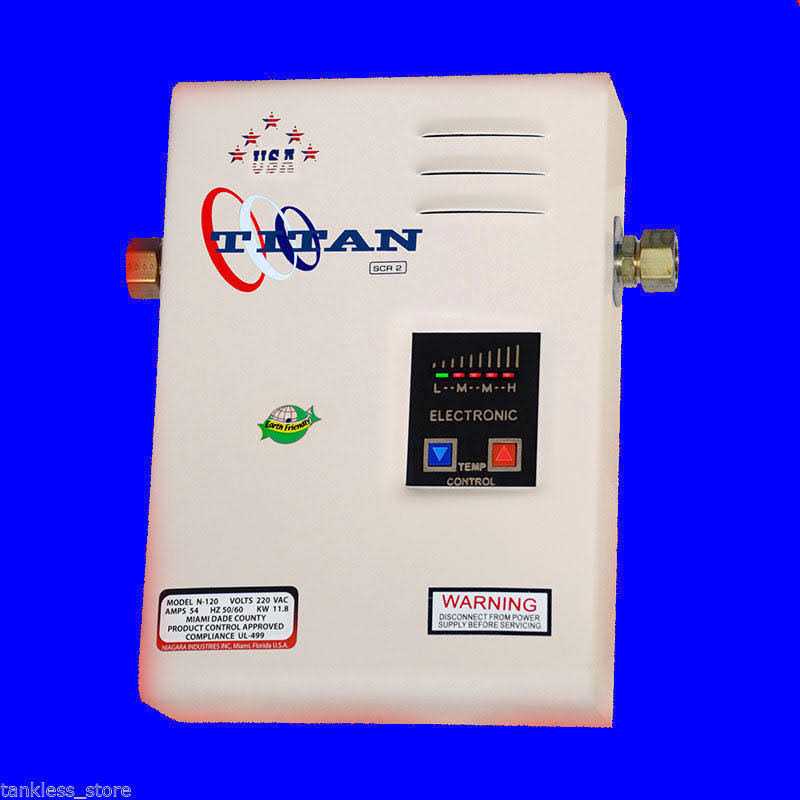 Titan 11.8 W Tankless Electric Tankless Water Heater - Image 4