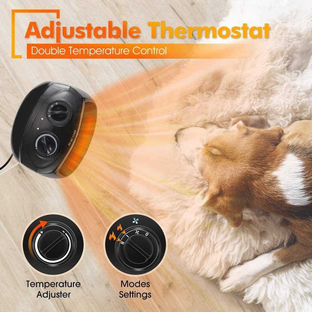 TRUSTECH Space Heater 1500w Ceramic Desk Space Heaters For Indoor Use - Image 3