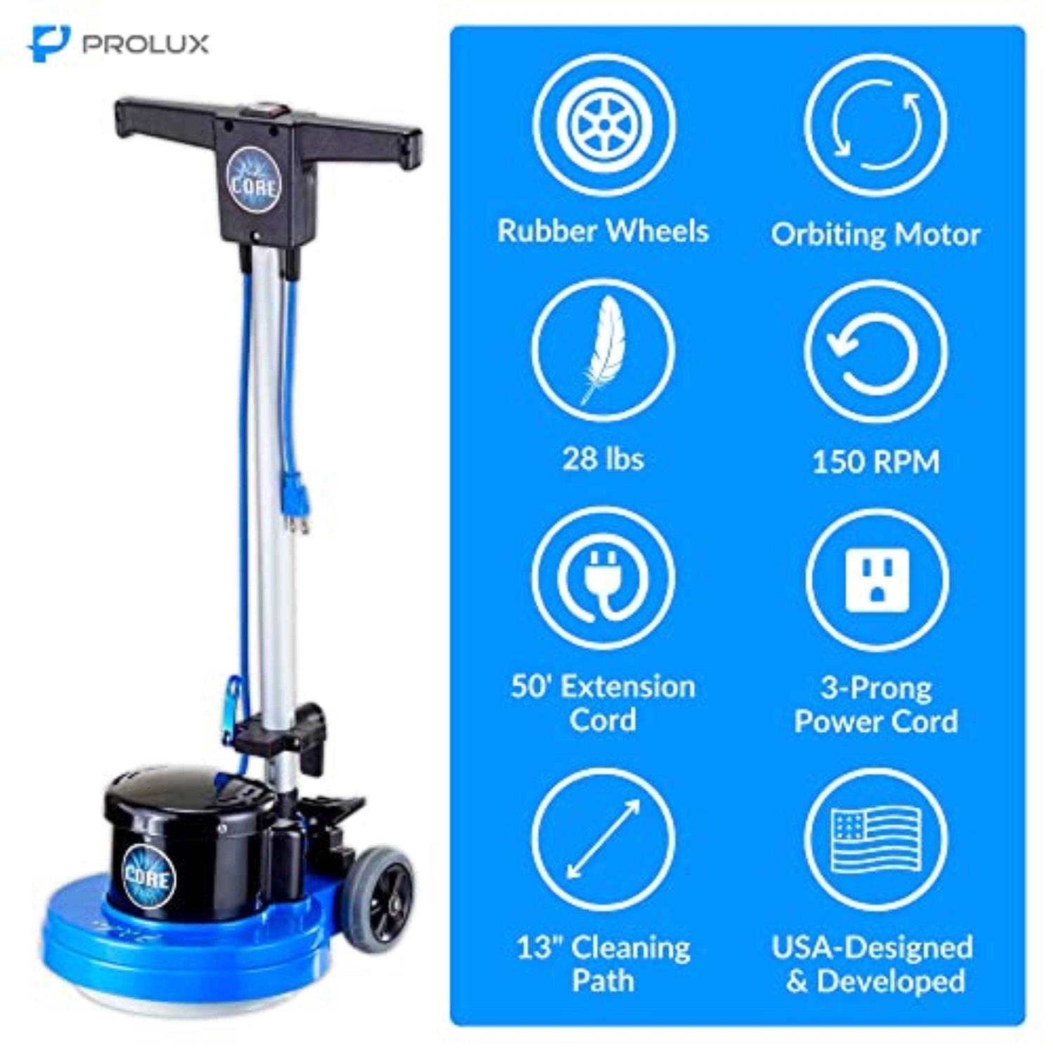 Prolux Core 13 Heavy Duty Single Pad Commercial Polisher Floor Buffer Machine Scrubber - Image 4