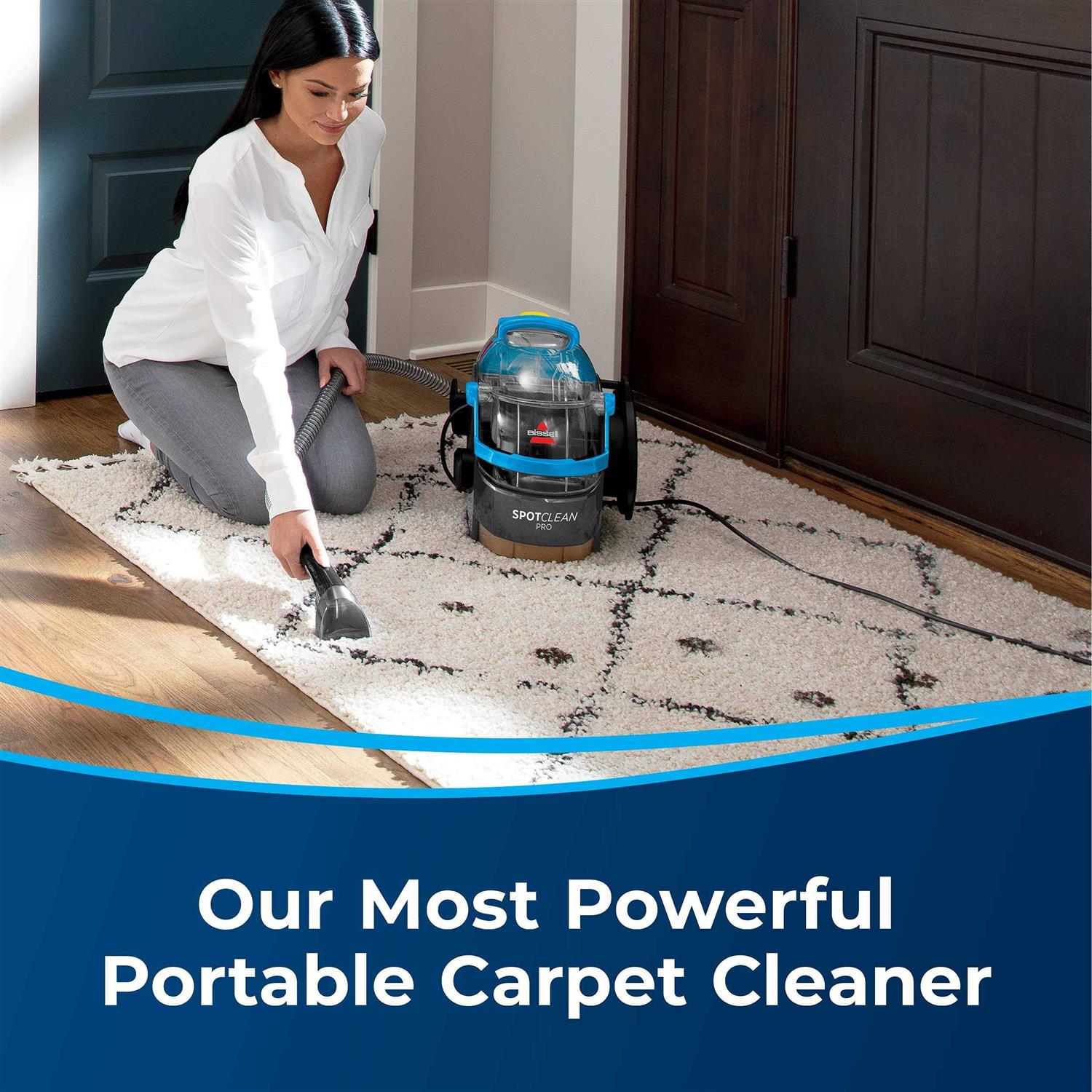 Bissell Little Green Pro Portable Carpet Cleaner with Disinfectant Formula - Image 3