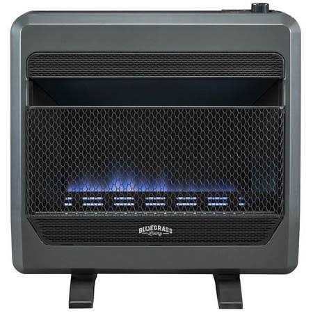 Bluegrass Living Natural Gas Vent Free Blue Flame Gas Space Heater with Blower and Base Feet B30TNB-BB - Image 3