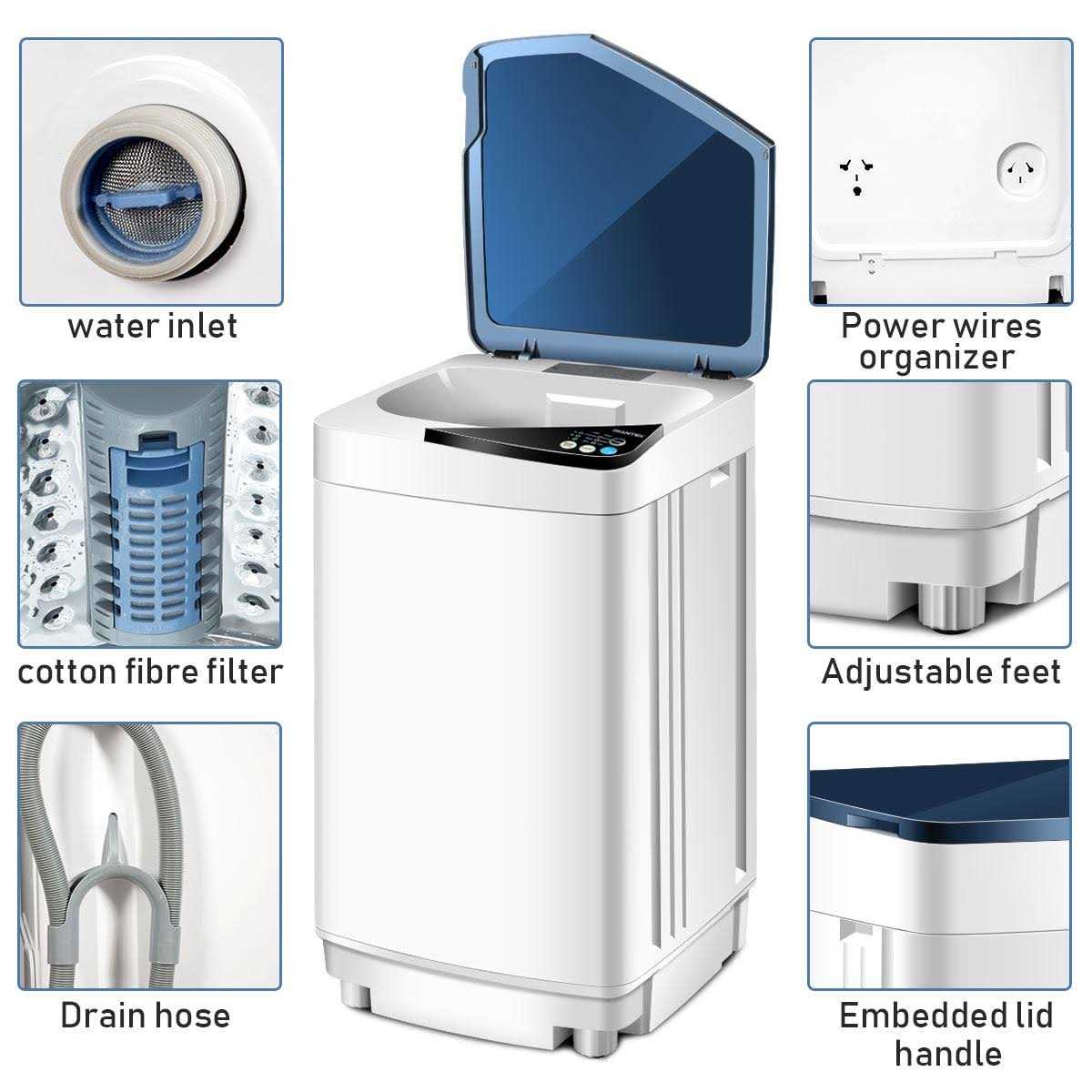 Full-Automatic Washing Machine 7.7 lbs Washer/Spinner Germicidal UV Light - Image 5