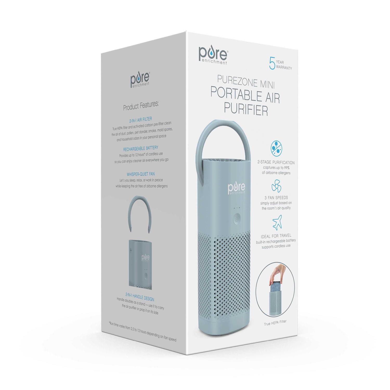 Pure Enrichment PureZone HEPA Mini Portable Air Purifier - Image 3