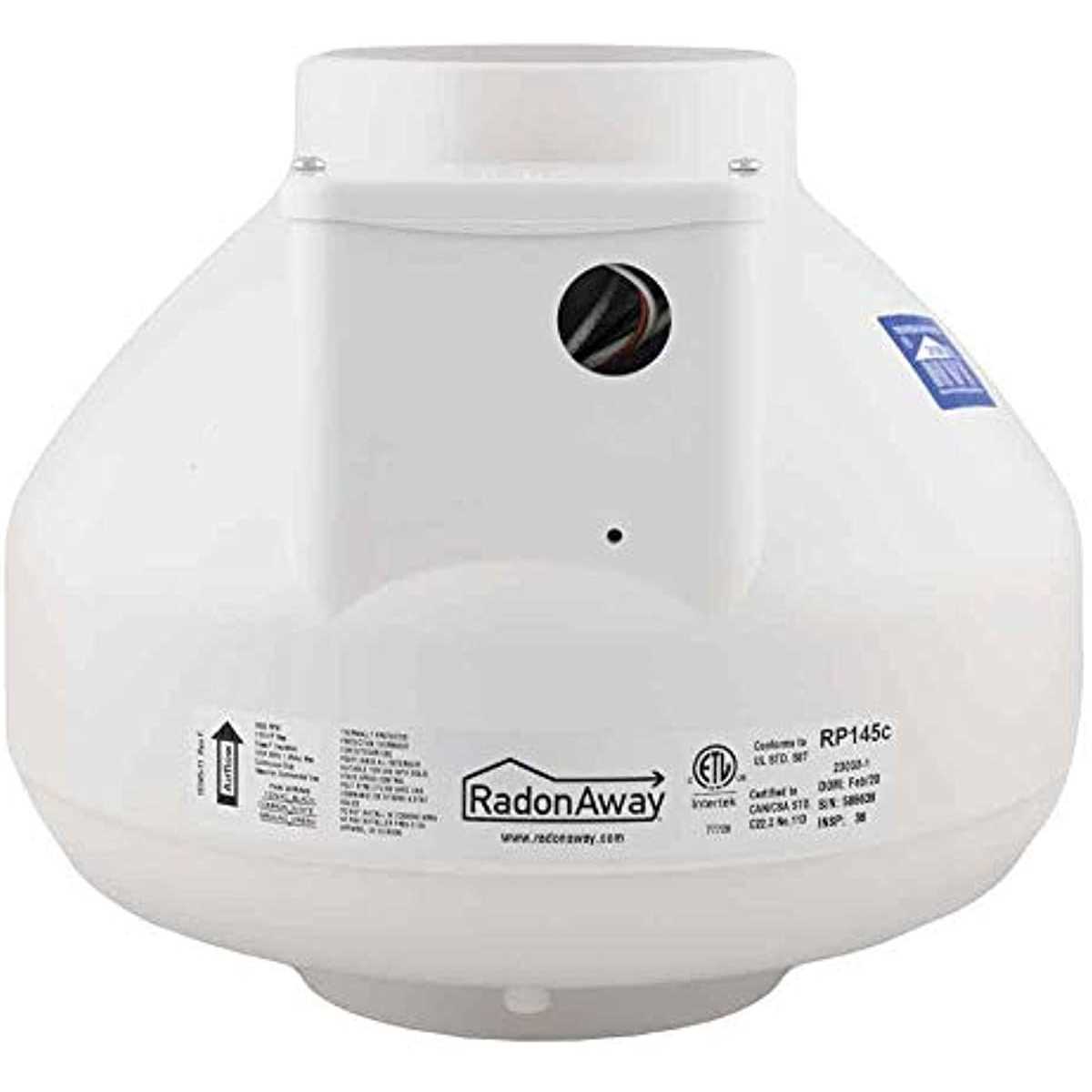 RadonAway Rp145 Radon Mitigation Fan - Image 3