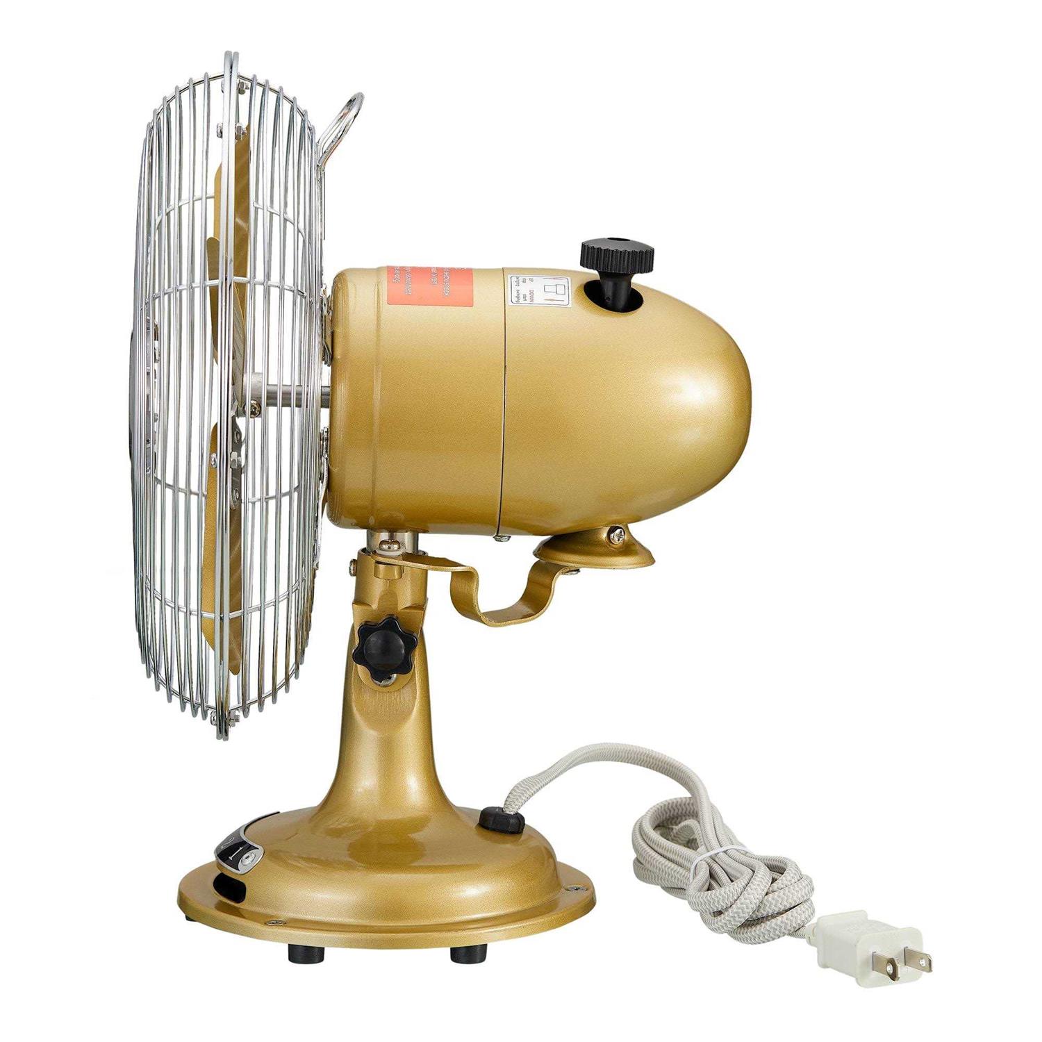 Better Homes & Gardens Retro 3-Speed Metal Tilted-Head Oscillation Table Fan - Image 5