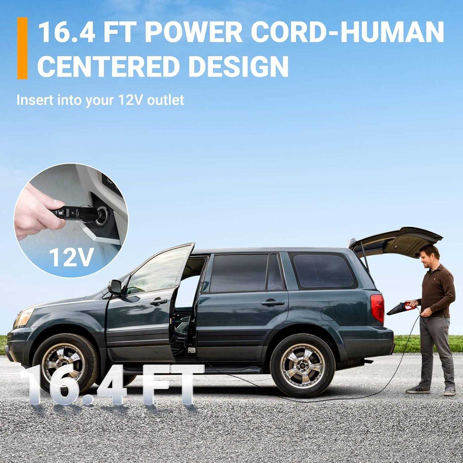 AstroAI Car Vacuum Portable Vacuum Cleaner for Deep Cleaning AstroAI - Image 5