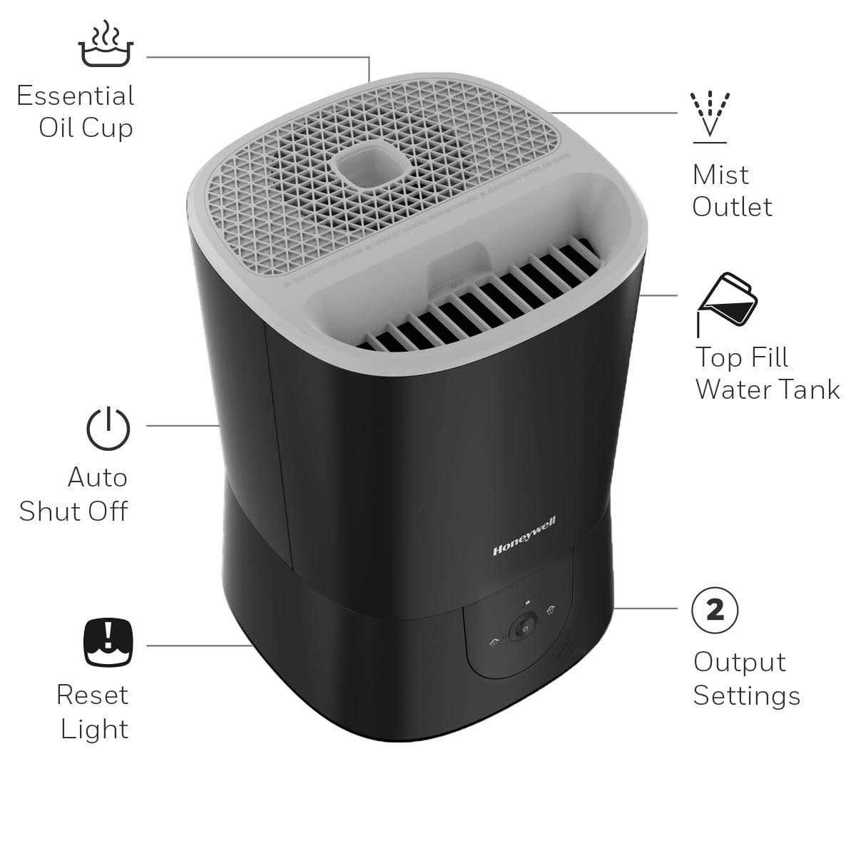 Honeywell Warm Mist Humidifier w/essential oil cup - Image 5