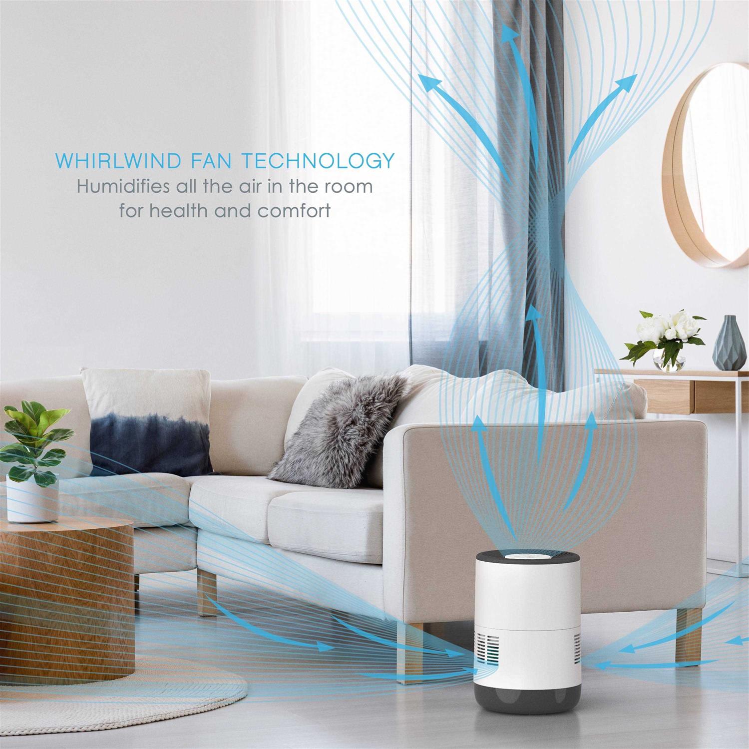 Pure Enrichment MistAire Eva 4-Speed Evaporative Humidifier - Image 4