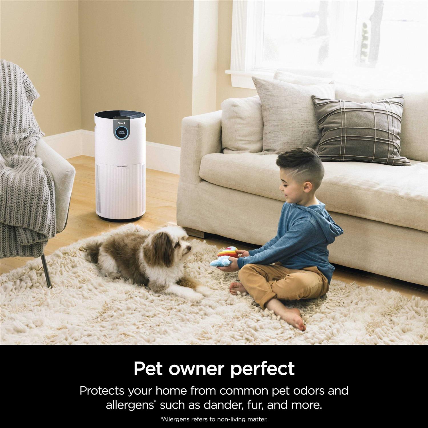 Shark Air Purifier MAX with Nano Seal Hepa, Cleansense IQ, Odor Lock, Cleans up to 1000 Sq. ft. and 99.98% of Particles - Image 4