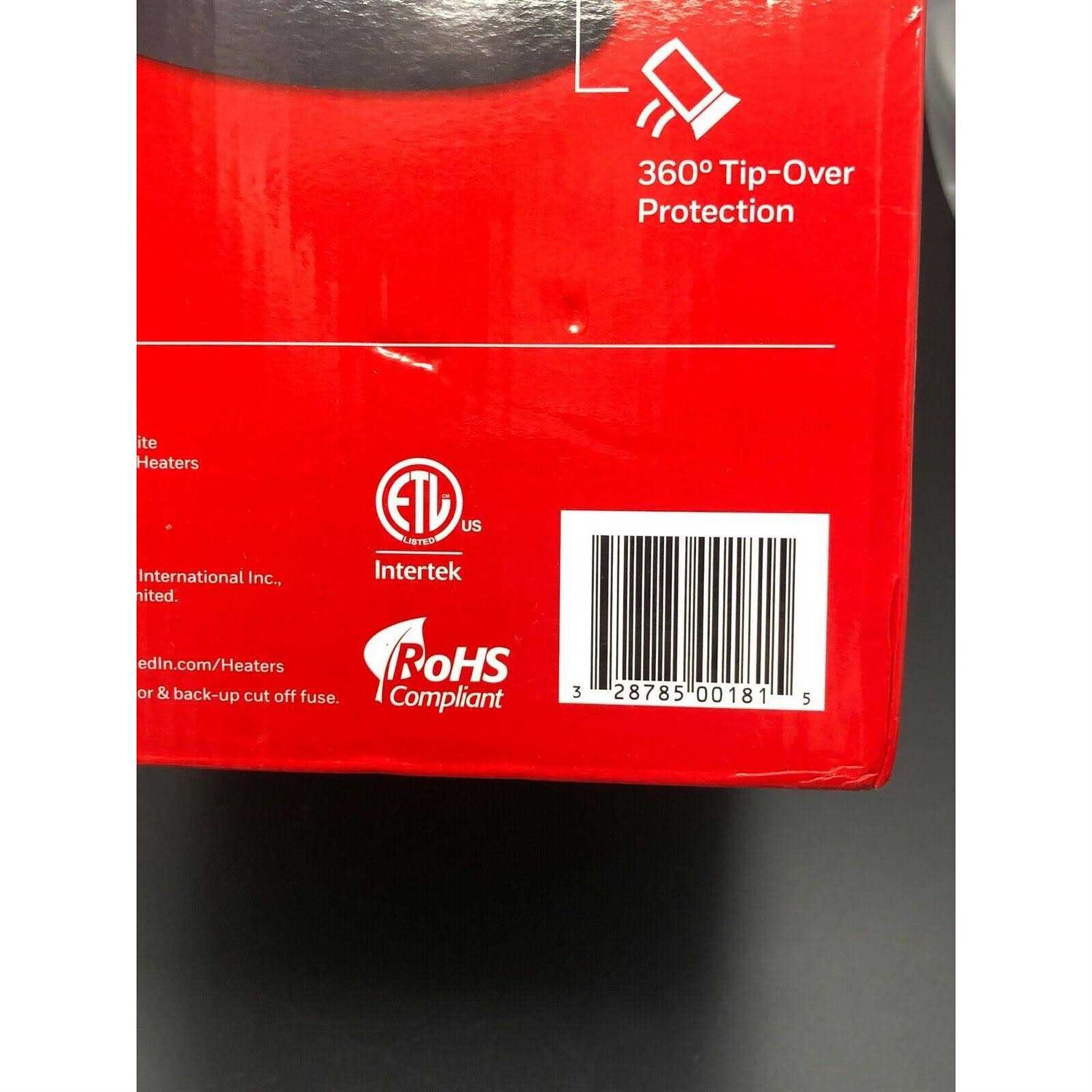 Honeywell Digital Ceramic Compact Tower Heater Black - Image 4