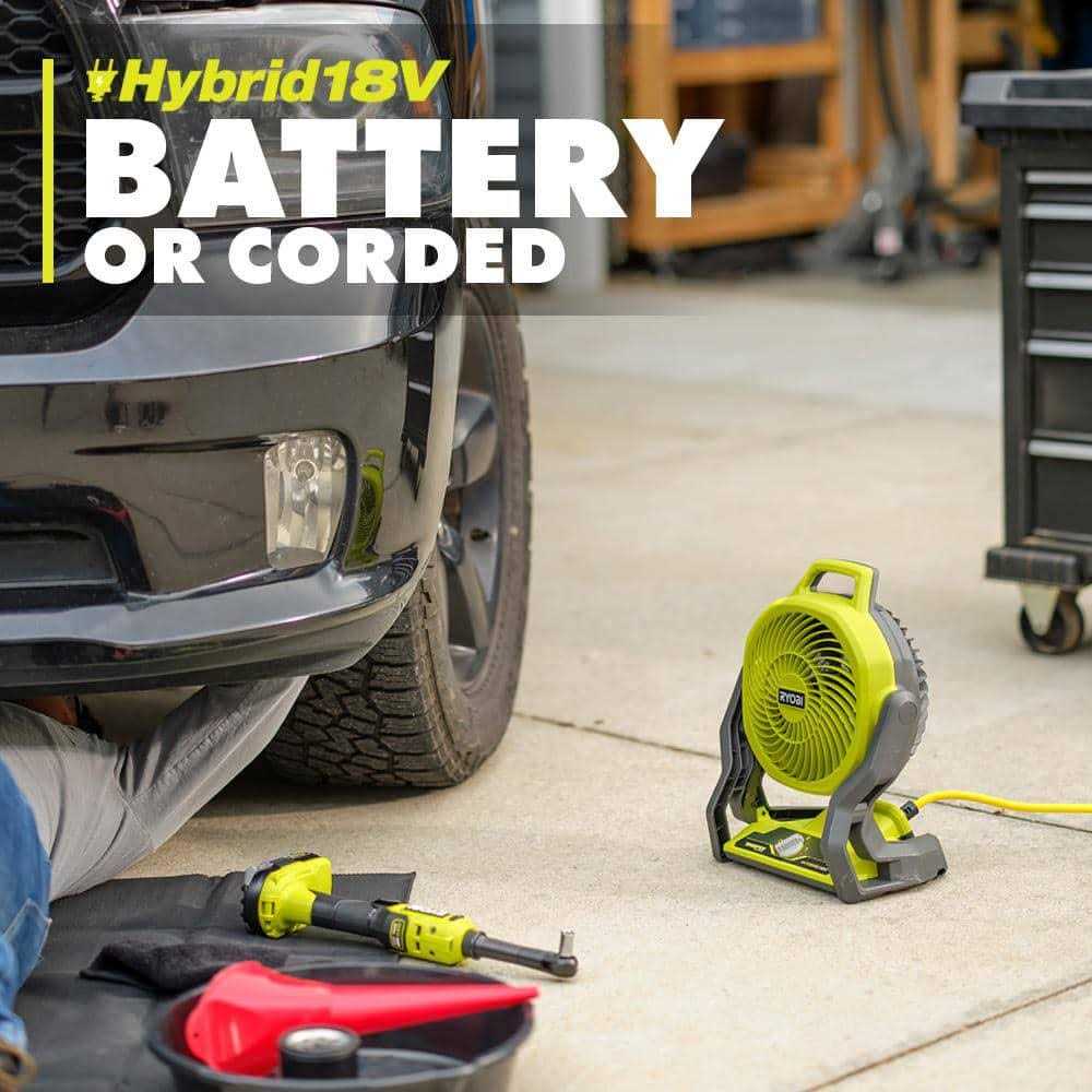 Ryobi 18V ONE+ Cordless Fan - Image 4