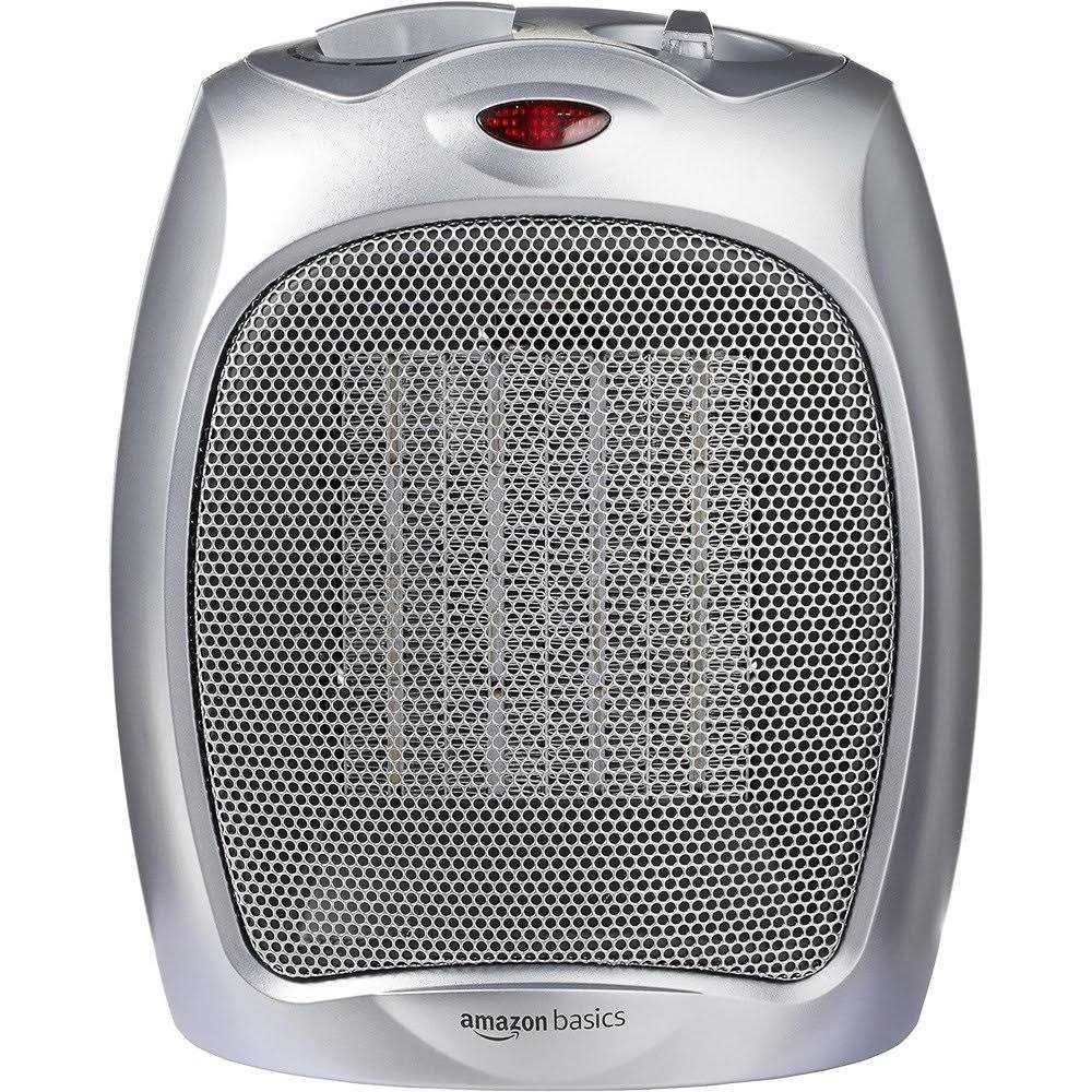 Basics 1500W Ceramic Personal Heater with Adjustable Thermostat - Image 5