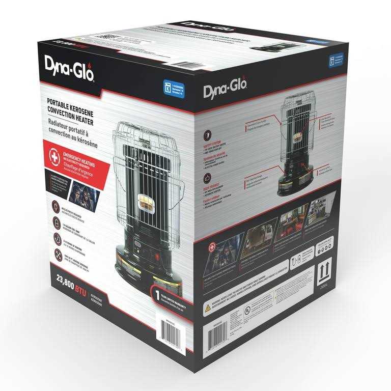 Dyna-Glo WK95C8C 23,800 BTU Indoor Kerosene Convection Heater - Image 4