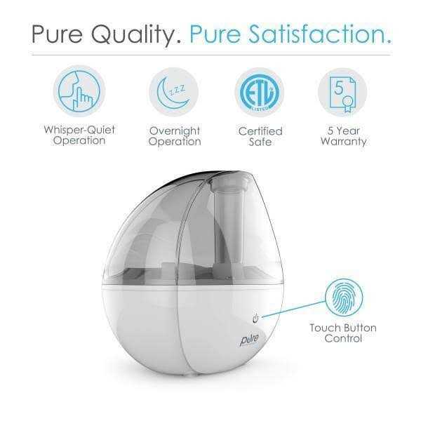 Pure Enrichment Ultrasonic Cool Mist Humidifier - Image 3